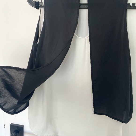 Monteau High Neck Tank with Collar (Faux Tux) - Picture 3 of 5